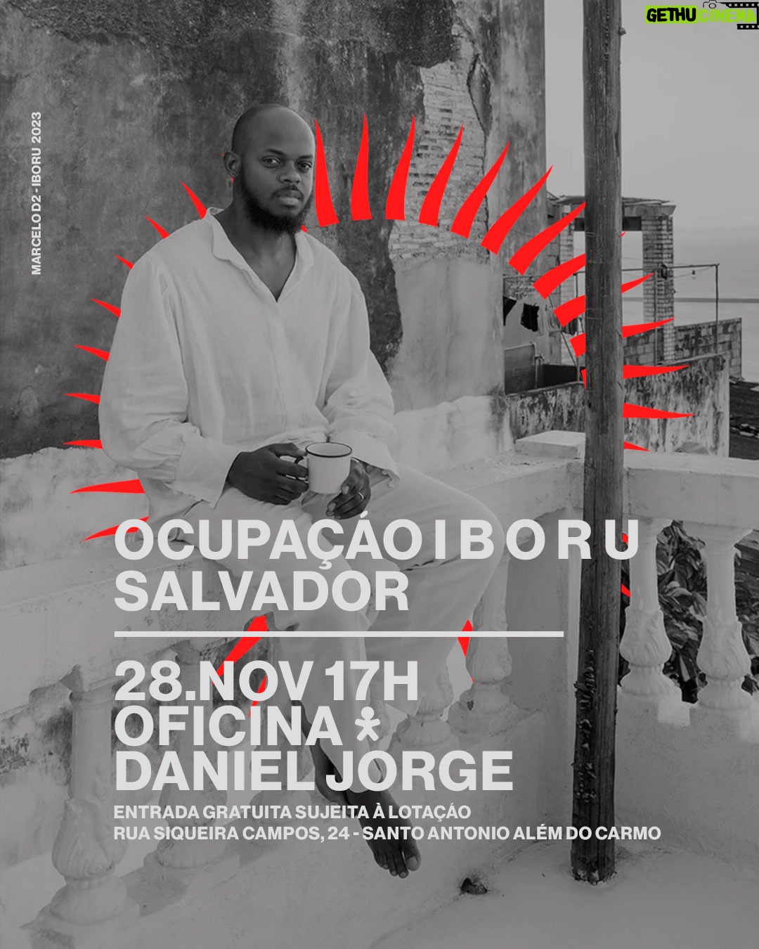 Marcelo D2 Instagram - terça é dia de bater um papo com o Daniel Jorge na ocupação I B O R U O Daniel é um dos maiores artistas visuais contemporâneos ... ele abriu as portas do seu ateliê pra receber a ocupação em Salvador e agora vai trocar uma ideia com a gente sobre seu processo criativo e sua arte ... pesquisador da arquitetura vernacular pela perspectiva diaspórica, a arte do Daniel é a arte do Novo Samba Tradicional ⚜ 28.NOV • 17h • OFICINA Vivo com Daniel Jorge Rua Siqueira Campos, 24 - Santo Antonio Além do Carmo 🔺 entrada GRATUITA sujeita à lotação 📷 2 e 3: tau.andrade #OcupaçãoIBORU #Salvador #OTempoDeIBORUéAgora Salvador, Bahia, Brasil