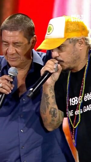 Marcelo D2 Instagram - Encontro de gigantes no palco do #ZecaPagodinhoNoMultishow 🥹 @marcelod2 fazendo uma participação de arrepiar em “Minha Fé” 😍