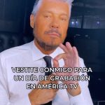 Marcelo Tinelli Instagram - 🤩 VESTITE CONMIGO PARA LA GRABACIÓN DE LA PROMO DE AMÉRICA TV 🤩 ¡Hoy con @marcelotinelli! Acompañamos a Marcelo durante toda la jornada de filmación de las promos para América y lo ayudamos a ELEGIR SU LOOK 😍👔 ¿Qué opinás del outfit del conductor del #Bailando2023?👖👏🏻 Cc: @lafliaok @hoppefede @elchatoprada #Bailando #BailandoEnAmerica 🤳Producción: @camimestres 🎥Edición: @gabbadebonis @eric.lakner #getreadywithme #vestiteconmigo #grwm #moda #backstage #americatv América TV