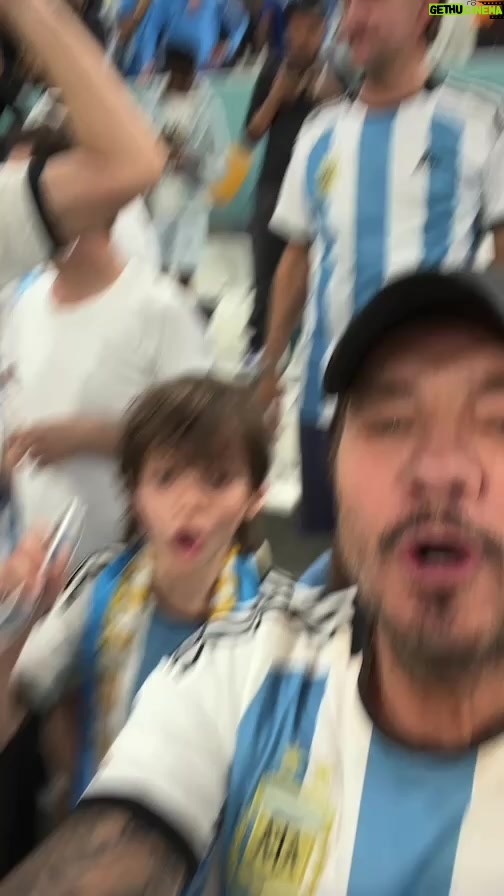 Marcelo Tinelli Instagram - Vamooooooos ARGENTINA carajoooooo❤️❤️💪🏻💪🏻⚽️⚽️🇦🇷