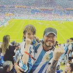 Marcelo Tinelli Instagram - Vamooooooos ARGENTINA carajo!! Lolo te amo con toda mi alma, compañero de viaje, disfrutador eterno. Soy tan feliz de tener un hijo como vos, gozador siempre❤️💪🏻⚽️⚽️🇦🇷