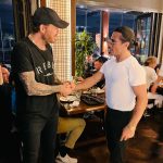 Marcelo Tinelli Instagram - Maravillosa comida con Lolo y amigos en el restaurante del más groso en carnes del mundo, @nusr_et . Un lujo conocerlo❤️🇦🇷