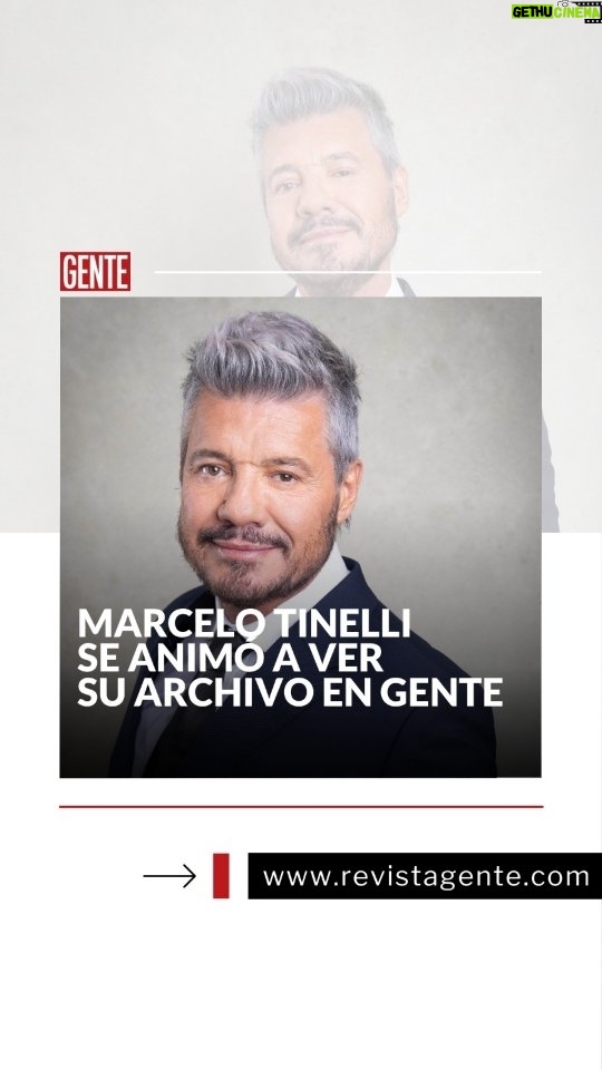 Marcelo Tinelli Instagram - ❤️ ¡32 años de historia! @MarceloTinelli aceptó la invitación y reaccionó a su archivo en @RevistaGenteOk 👉 El conductor del #Bailando2023 recorrió más de tres décadas de participación en #GENTE y (❗Spoiler Alert: cuando vio la primera casi se pianta el primer lagrimón). Mirá el video completo en nuestro canal de YouTube o leé la nota en nuestra web (ambas, en nuestro link en bio).