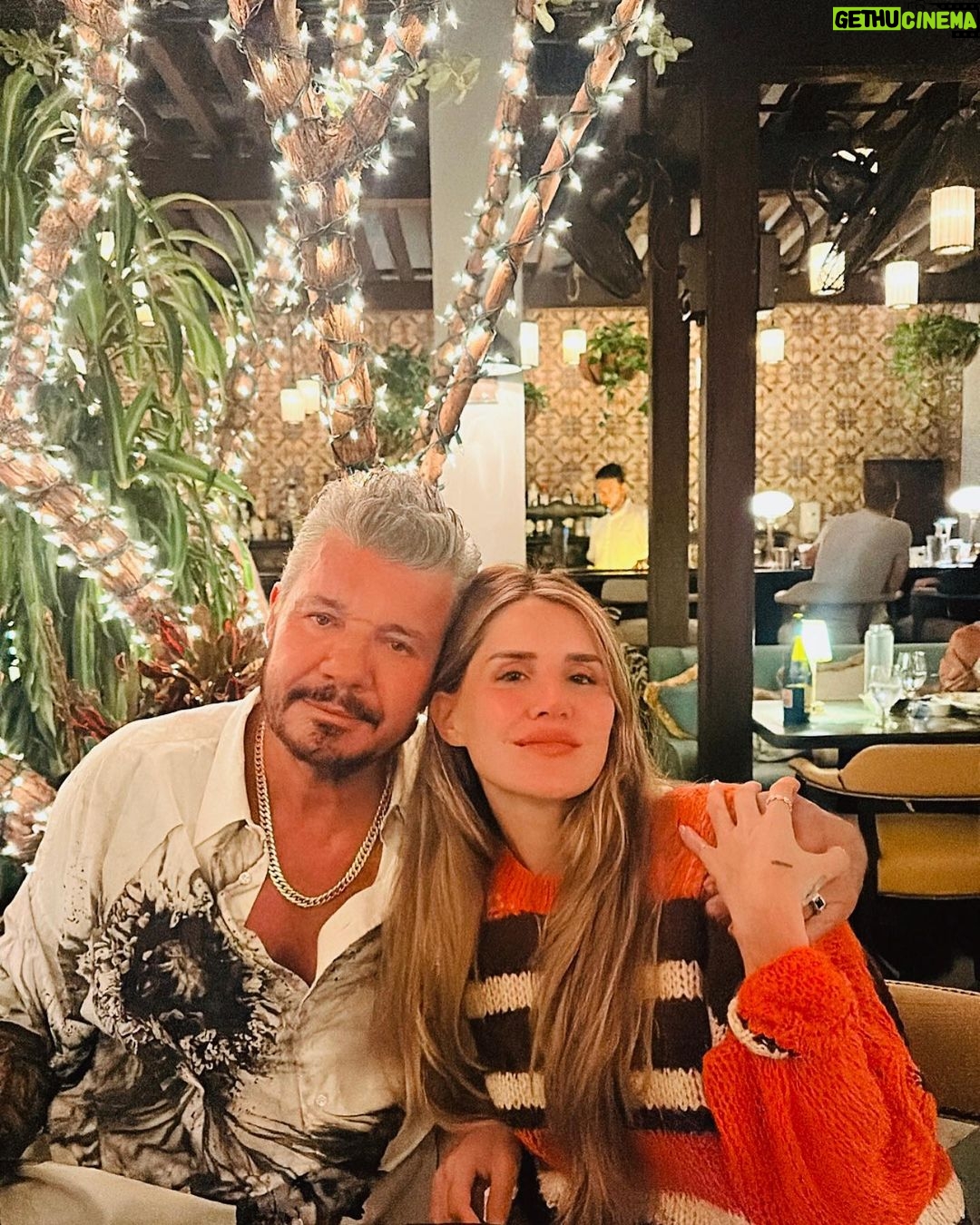 Marcelo Tinelli Instagram - Mi cita con la mayor. @micatinelli ❤️ Cecconi's Restaurant