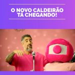 Marcos Mion Instagram - 💥UM NOVO CALDEIRÃO ESTÁ CHEGANDO!!💥 - Novo cenário! - Nova logomarca! - Novos quadros! - Tudo novo!! A única coisa que não muda nunca, pelo contrário, só aumenta é a minha gratidão e o meu coração explodindo de felicidade pela oportunidade de viver tudo isso!🙏🏼 . Vcs não vão acreditar no novo cenário do Caldeirao!🤯 Em 25 anos de tv eu NUNCA vi um cenário como esse para um programa de entretenimento! Desacredito que é do meu programa!! 😱 Finalmente temos uma verdadeira arena onde tudo pode acontecer!! Onde todos os quadros que temos e todos que ainda vamos criar podem co-existir! . Eu tô MUITO FELIZ! Muito! MUITO! Muito! MUITO FELIZ! Obrigado @tvglobo por tudo! OBRIGADO! OBRIGADO! Eu continuo sendo o brasileiro mais feliz que existe trabalhando na empresa dos meus sonhos! Ajoelho e agradeço por viver o melhor dos sonhos: aquele que vc vai dormir, acorda e o sonho continua lá. E vc vive ele todos os dias!❤️ A partir do dia 16 de março te esperamos em um novo #Caldeirão! Posso contar com você??? Estúdios Globo