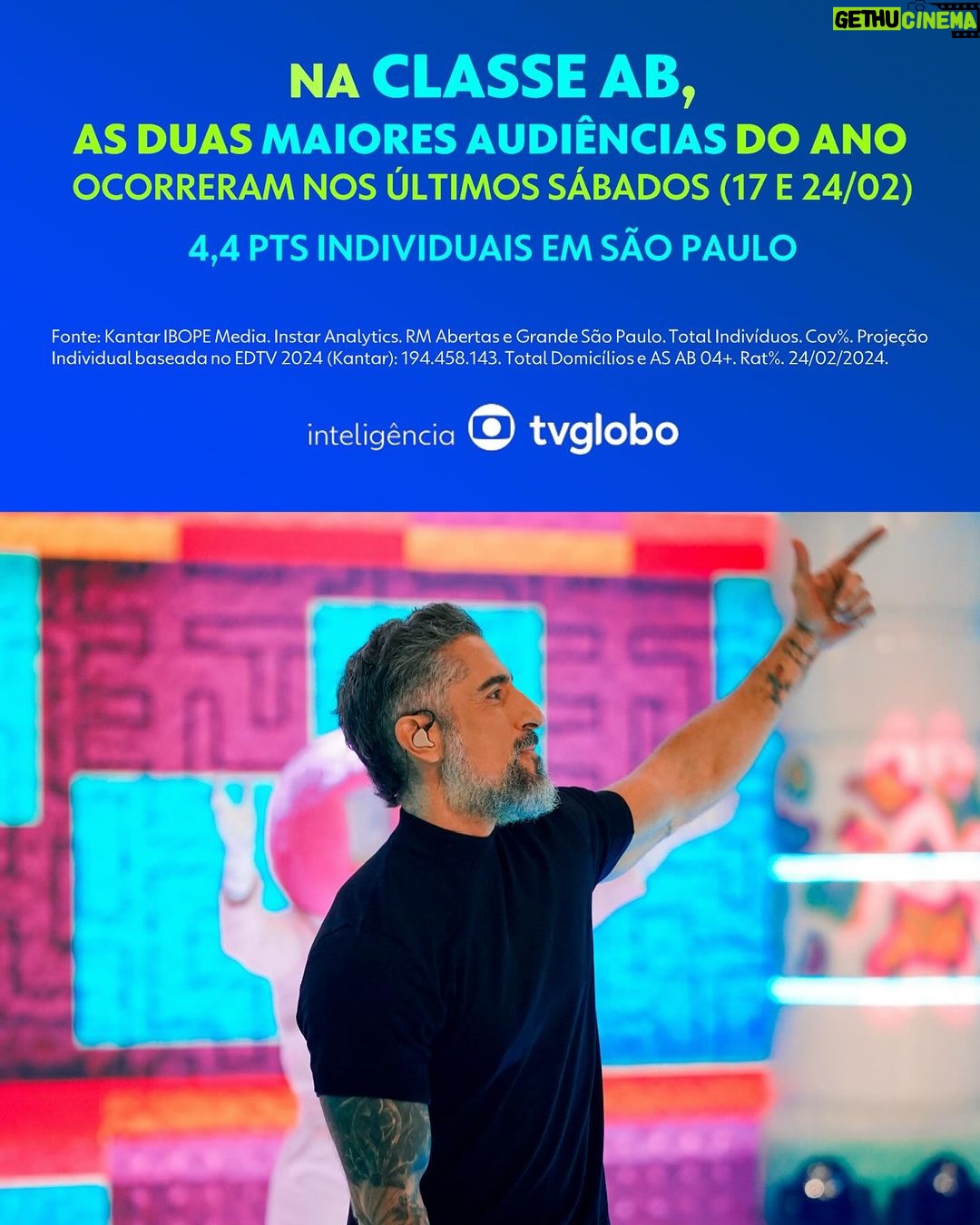 Marcos Mion Instagram - AVISO IMPORTANTE! Antes de falar a novidade, recebi essa informação hoje e faço questão de dividir com vcs pq vivemos esse sonho do sábado juntos! Vocês que fazem esse sucesso acontecer e é por vocês que eu entrego minha vida e me dedico de corpo e alma ao entretenimento na televisão! MUITO OBRIGADO!!🫶🏼🫶🏼 E a novidade é que, devido a todo sucesso, em Março começa o novo Caldeirão!! Mais um passo firme dentro da minha emissora dos sonhos, construindo o legado que sempre sonhei! Obrigado @tvglobo por investir nas minhas ideias, vontades e criatividade!! Vou captanear um novo sábado focado em abrir o fim de semana do povo brasileiro da melhor forma possível: com alegria, alto astral, diversão e VERDADE! Emoção pura, seja qual for! Pra isso teremos novo cenário, nova logomarca, novos quadros, fortalecendo uma grade inteira de sábado pensada para vocês! Em Março! Tô ansioso pra dividir com vcs…🙏🏼🙏🏼 Estúdios Globo