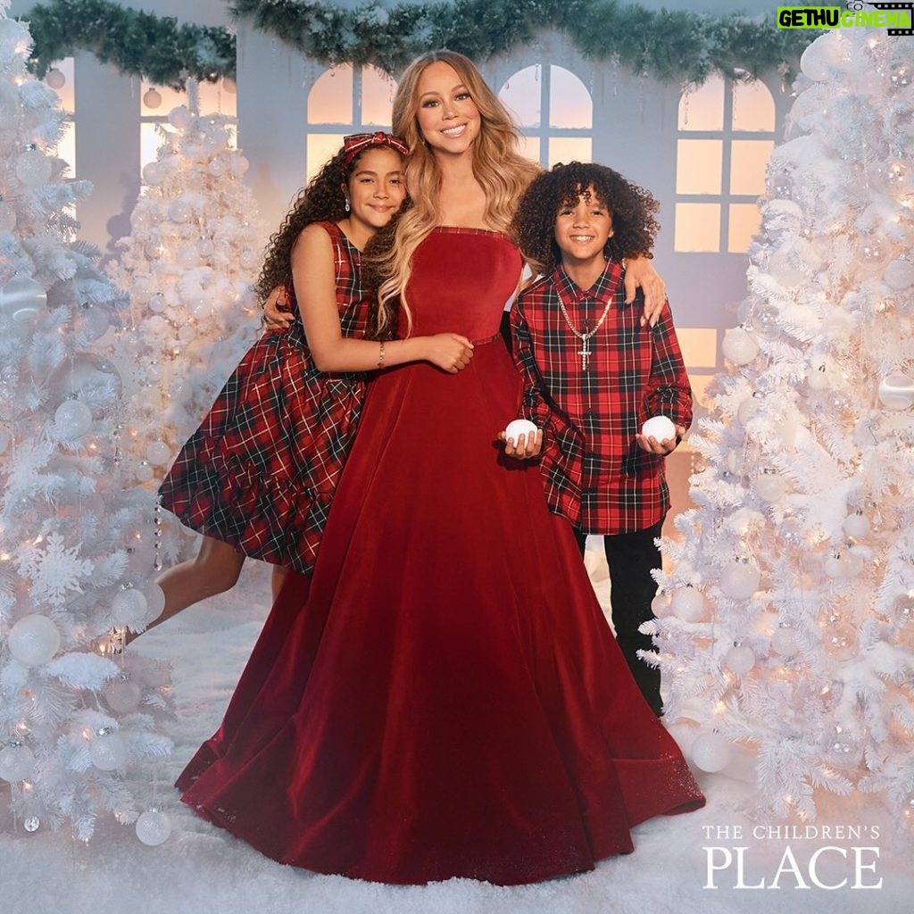 Mariah Carey Instagram - Lambs, I know you want to be prepared for the holidays like I am! I've partnered with the amazing @childrensplace and designed (for the first-time-ever!!!) a limited-edition gown that is perfect for the season. Get this mesmerizing dress, matching PJs and so much more glam at the place to be this season, THE CHILDREN’S PLACE! Check my link in bio now! #ad