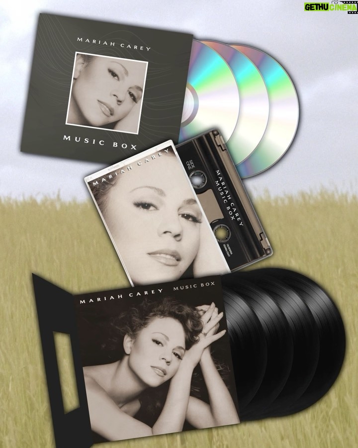 Mariah Carey Instagram - Get Music Box 30th Anniversary Edition on cassette, 3CD and 4LP β¨ Order now @ mariahcareyshop.com & mariahcarey.lnk.to/MusicBox30MC πΏππ #MusicBox30