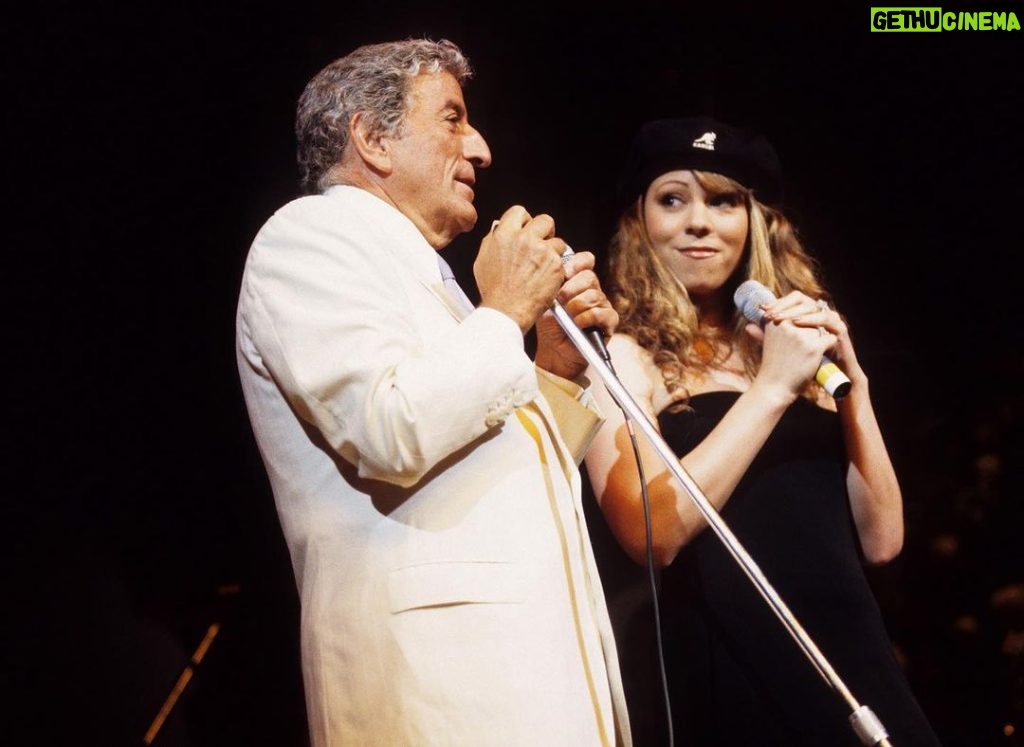 Mariah Carey Instagram - Rest in Peace Tony Bennett. It was such an honor to work with one of the world's most beloved, respected and legendary singers of the past century. We will miss you ❤️
