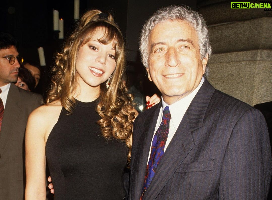 Mariah Carey Instagram - Rest in Peace Tony Bennett. It was such an honor to work with one of the world's most beloved, respected and legendary singers of the past century. We will miss you ❤️