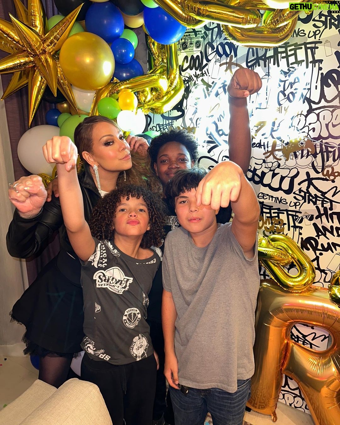 Mariah Carey Instagram - Roc & Roe’s 12th birthday festivities continue 🥳🥳🥳