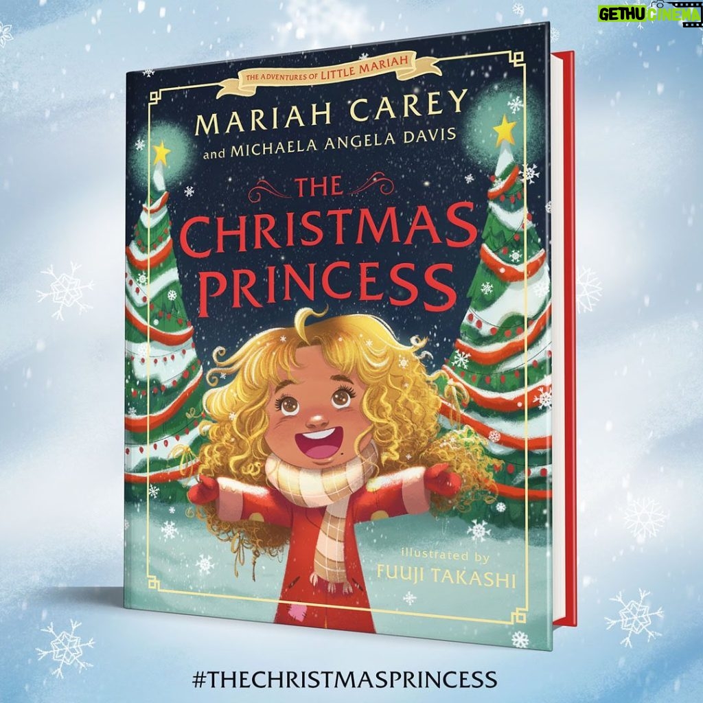 Mariah Carey Instagram - I can't believe it!!! 😭😭 Little Mariah is on a big billboard in the Big City!!! Thank you @amazonbooks!! ❤️💜💖 My new children's book, THE CHRISTMAS PRINCESS 🎄👑, is out now!