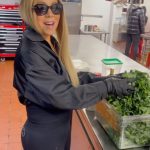 Mariah Carey Instagram - The Making of Anointed Greens! #thanksgiving