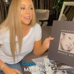 Mariah Carey Instagram - Unboxing “Music Box” 30 minutes anniversary edition! ❤️