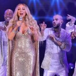 Mariah Carey Instagram - Night 1 @hollywoodbowl - we made it snow in LA!! ❄️❄️❄️ Thank you for such a special night, let’s do it again tomorrow! 🎉🎄❤️ 📸 Randall Michelson
