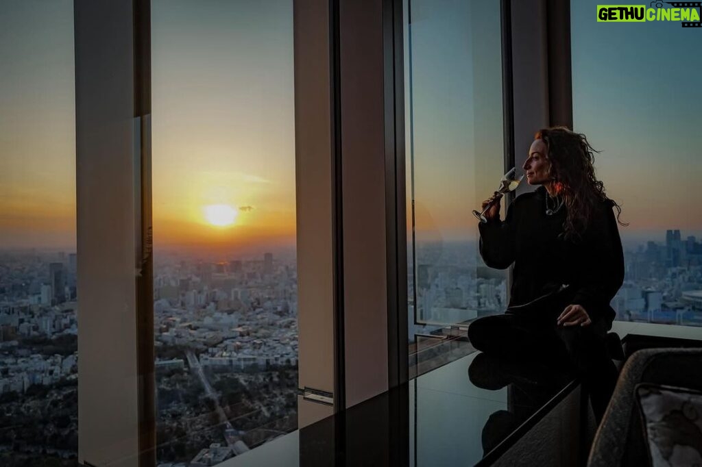 Marimar Vega Instagram - Sunset in Tokyo ❤️ The Ritz-Carlton, Tokyo