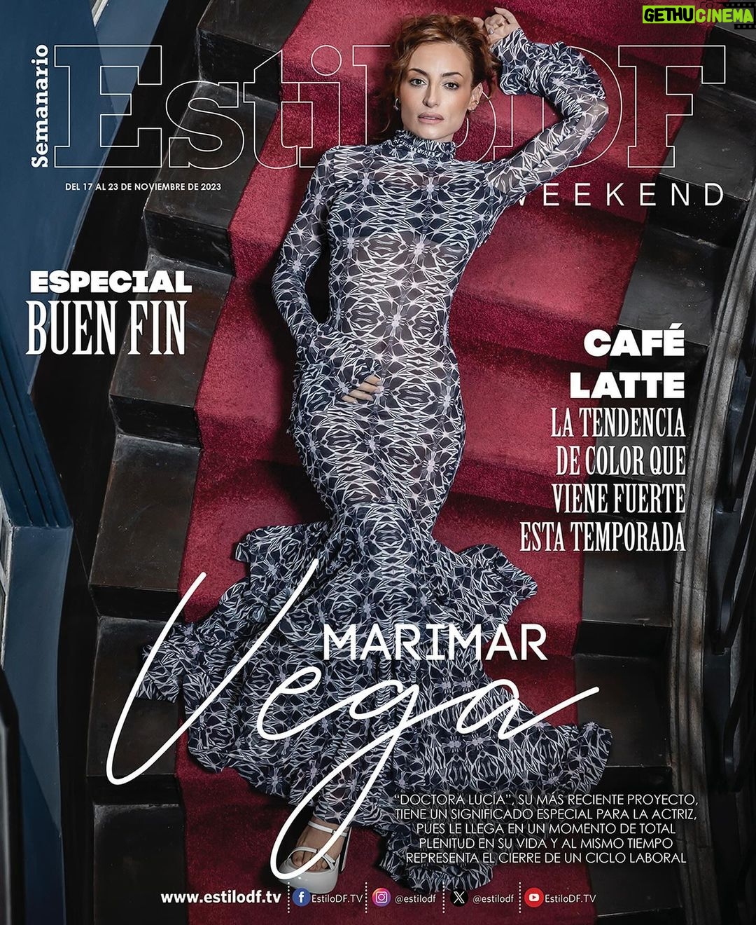 Marimar Vega Instagram - Hoy es viernes de #EstiloDF en portada tenemos a @marimarvega "Doctora Lucia", su más reciente proyecto, tiene un significado especial para la actriz, pues le llega en un momento de total plenitud en su vida y al mismo tiempo representa el cierre de un ciclo laboral. 📍 @tatel.mexicocity