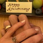 Marimar Vega Instagram - Felices dos años de casados !! En donde definitivamente la paz no ha sido sinónimo de aburrimiento. Gracias por hacer que nuestro matrimonio sea un lugar seguro para SER . Gracias por ser mi amor bonito el que siempre soñé ✨ Te amo @jero_rod