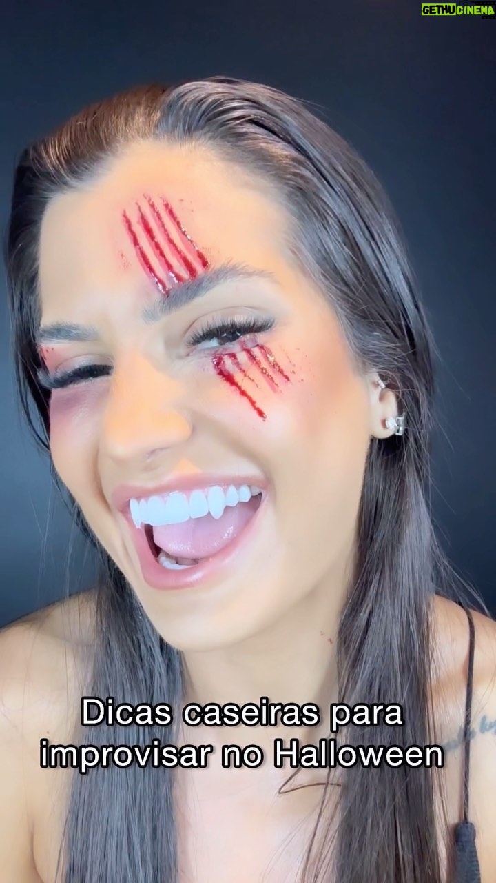 Marina Ferrari Instagram - DICAS caseiras para improvisar no HALLOWEEN!! Se gostou, comenta e compartilha com a coleguinha π«Άπ½π bjuuuu