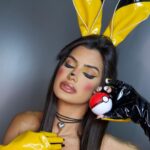 Marina Ferrari Instagram - Pikaaaaaachu 😊 Dia de Halloween com minha duplinha para @broteinobaile ❣️💕 Looks @augustochristoff fotos @luanmichel
