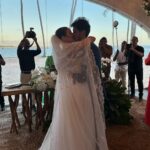 Marina Ferrari Instagram - Mais um sábado especial, casando mais um casal! FELICIDADES 💍🫶🏽 Look @lojataniabastos Produção @espacomarinaferrari Maceió, Brazil