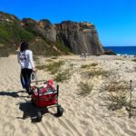 Mario Cimarro Instagram – Mejor vamos a inventar
 otro tiempo ,otro lugar,
una tierra por ejemplo,
de rocas y de azul,
con arenas
movedizas e inmóviles a la vez. 
Podemos inspirarnos 
en el mar, por supuesto.
El tiñe claves para todo,
eso se sabe.
Para respirar, 
para latir,
para vivir siempre 
siendo otro 
y el mismo. 
Como el sol ! #likethesun-shop Zuma Beach, Malibu Ca