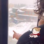 Mario Cimarro Instagram - Mi primera nieve ❄️👼⛄️🎿My first snow ❄️⛄️