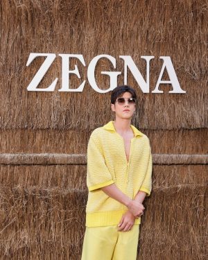 Mario Maurer Instagram - Honored to be part of @ZegnaOfficial experience. Thank you for having me. #ZEGNA #ZEGNASS24 #ZEGNAXMARIO
