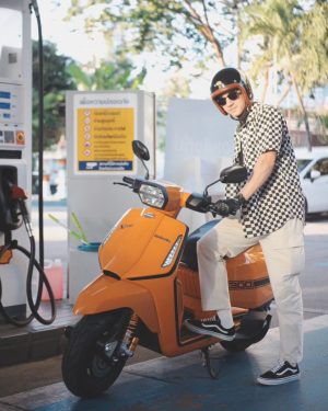 Mario Maurer Instagram - It have to be a Lambretta
#Lambretta
#แลมไปด้วยกัน