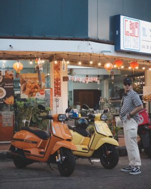 Mario Maurer Instagram - It have to be a Lambretta
#Lambretta
#แลมไปด้วยกัน