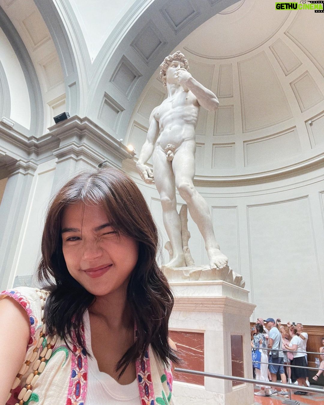 Maris Racal Instagram - you brave, brave guy. i finally saw you in person. 🤩 Galleria dell'Accademia di Firenze