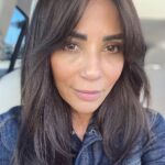 Marisol Nichols Instagram - Curtain bangs done by muah 😘 #hairstyle #bangs #tuesdaymood
