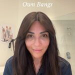 Marisol Nichols Instagram - I did not heed my own warning…feeling extra brave today. How did I do? 💇🏻‍♀️ #diyhairstyle #bangs