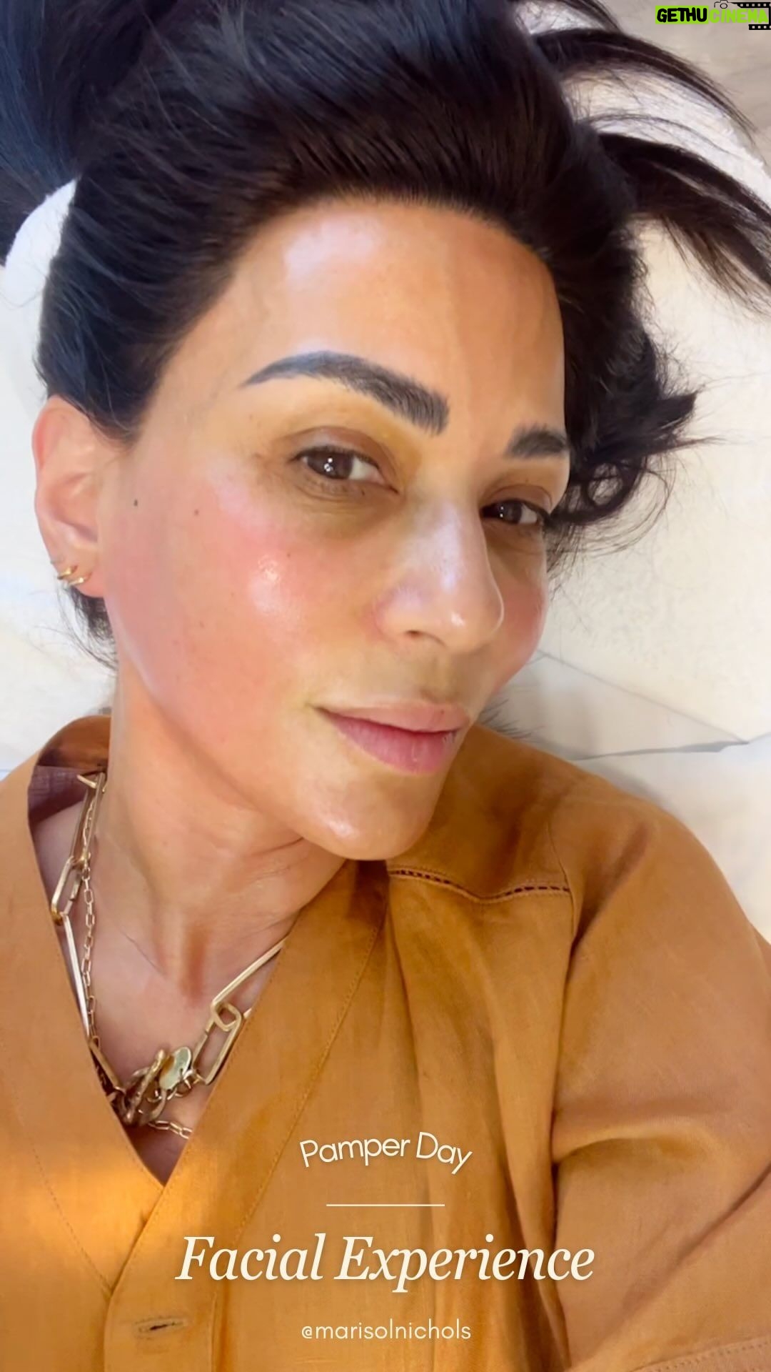 Marisol Nichols Instagram - Absolutely loved this facial experience from PRX! Highly recommend. 🧖♀️