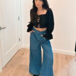 Marisol Nichols Instagram - If I had a uniform it would be jeans and black top. 🖤 #OOTD