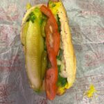 Marisol Nichols Instagram - So much ♥️ for my Chicago favorite fast food @portilloshotdogs No they’re not paying me for this and yes there’s a dog in there Hot dog 🌭 Italian beef Best chocolate cake ever #chitowngirl