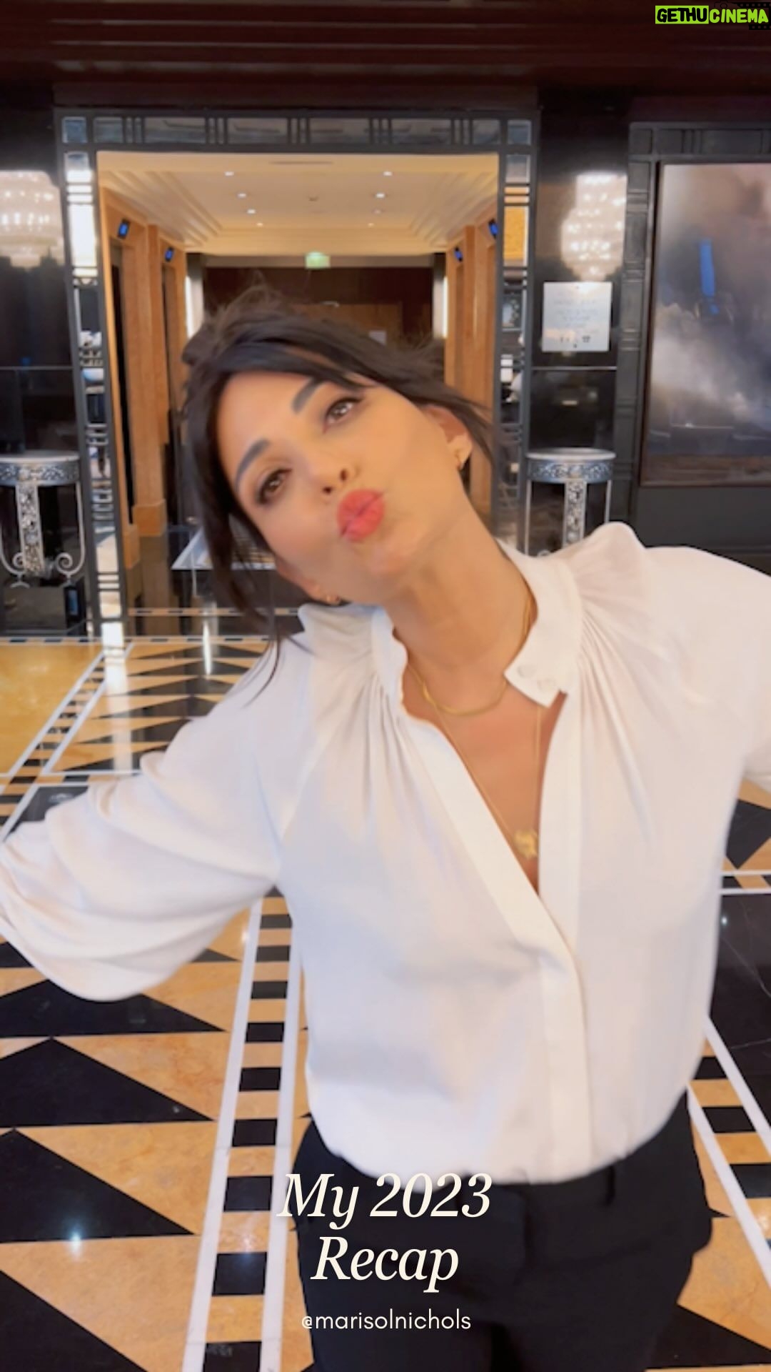 Marisol Nichols Instagram - Thankful for all the good times and the amazing moments in 2023. ๐ Hereโs to an even bigger and better year ahead for all! ๐ #yearrecap #year2023