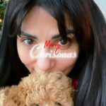 Marisol Nichols Instagram - I hope you don’t get tired of my Christmas puppy posts. He’s the first puppy I’ve ever had…I promise I’ll chill out soon 🌲♥️🎄 just head over heels 🥺♥️