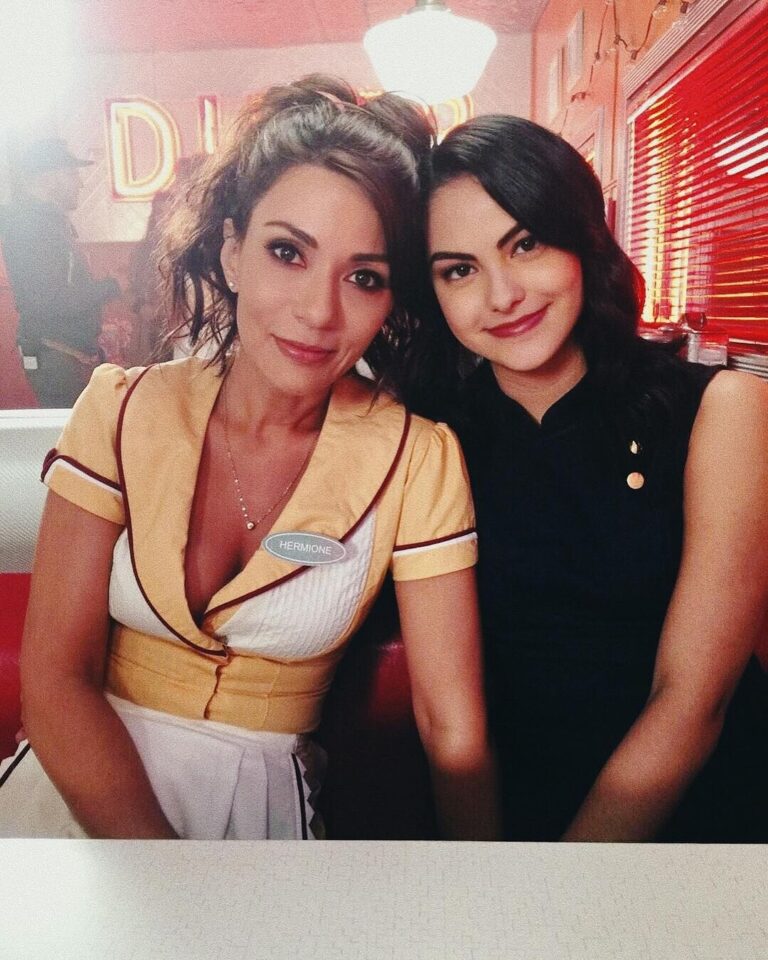 Marisol Nichols Instagram - Real and Reel life mother-daughter tandem. 💕 #Rain #VeronicaLodge #throwbackthursday