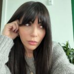 Marisol Nichols Instagram - When you stay home because your new puppy cries when you leave 🐶 Happy Monday everyone 🤍