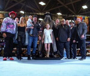Mark Calaway Instagram - The brand new @undertaker statue was just revealed at #WrestleMania #Axxess!!