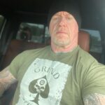 Mark Calaway Instagram - Thanks to The Grind Athletics for the workout swag!! Always grinding!! #thegrindathletics #workout #wwe My Truck