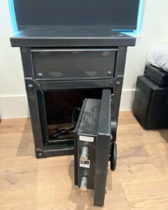 Mark Calaway Instagram - Big thank you! A few years back @rhinometals made this incredible safe for me! Next level quality and functionality! Now they’ve outdone themselves with these nightstands that also function as safes!! Check out their website for all the products they offer! They do amazing things with metal! #madeinamerica #usa #2a @ninelineapparel @thegodfather @joerogan @rhinometals @wwe @steveaustinbsr @kimberamerica Austin, Texas