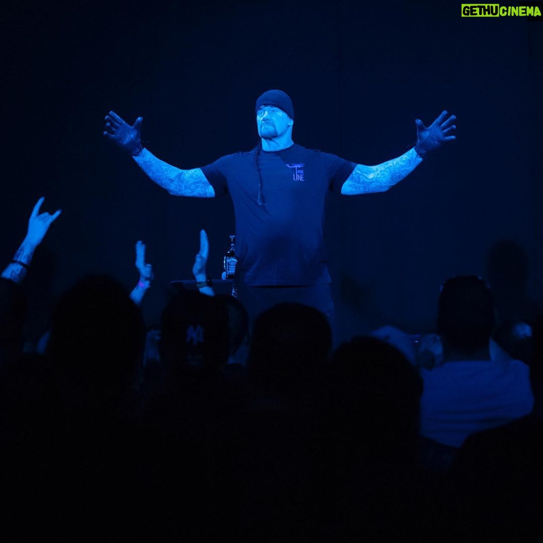 Mark Calaway Instagram - Thank you to the New Theatre and everyone who attended both One Deadman shows in Cardiff, Wales. Hell of a time. ⚱️ 🥃 🏴 #WWECastle TONIGHT