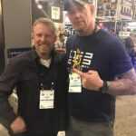 Mark Calaway Instagram - Just wanted to reach out and thank @ninelineapparel @matthewlyda for including me at Shot Show 2019. I was honored by getting the opportunity to meet @markozgeist and @john_tiegen. Great men, patriots and heroes. #Godblesstheusa #2019shotshow #neverforget #benghazi #13hoursbenghazi #Kharfirearms