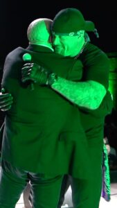 Mark Calaway Instagram - The greatest of our generation & the measuring stick of our business. To truly capture his impact, we’d probably need to invent new phrases. An absolutely electric night in Perth at @undertaker 1deadMAN Show. Thank you to the @wwe Universe who showed up & made this a special one.