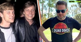 Mark Hamill Instagram - Wishing my favorite first-born son @NathanHamill the happiest of birthdays! He arrived in the UK while we were filming #Ep5, making him our #EmpireStrikesBaby I couldn't be a more proud papa. ❤️