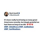 Mark Hamill Instagram – 💔 💔💔