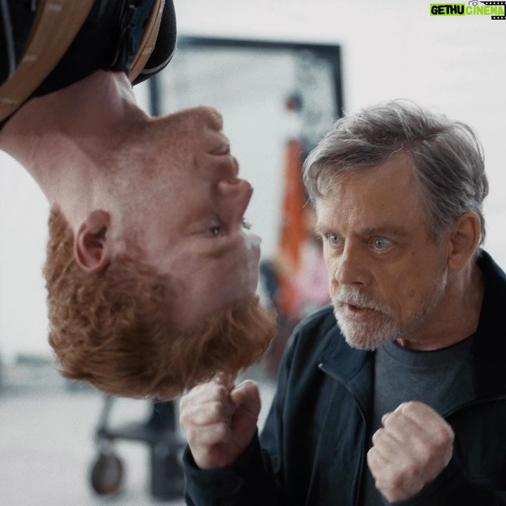 Mark Hamill Instagram - #ad Always willing to give advice to a fellow Jedi Knight. Now where can I get my hands on two lightsabers? #StarWarsJediSurvivor @eastarwars Styling: @chelseahamill @ragandbone Hair/Makeup: @colleendominique