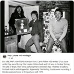 Mark Hamill Instagram - Fact Check: partly TRUE ☑️ The Stones visited, but weren't there when this picture was taken. Bonus Fact: Carrie isn't In this picture, because she TOOK this picture.